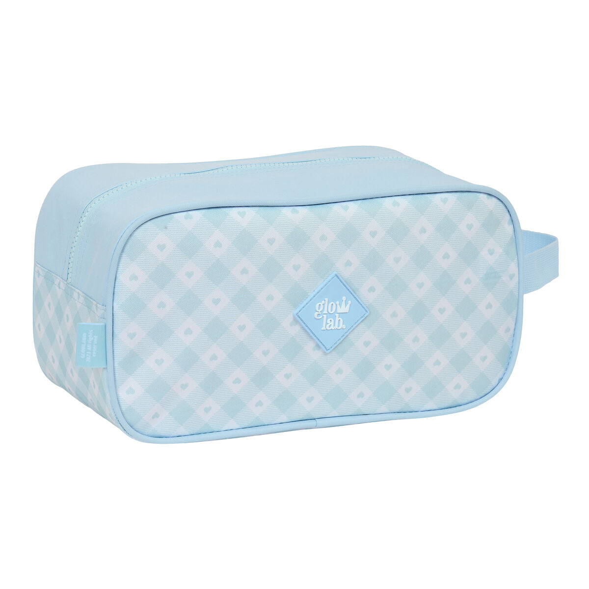 Travel Slipper Holder Glow Lab Cisnes Light Blue 29 x 15 x 14 cm-1