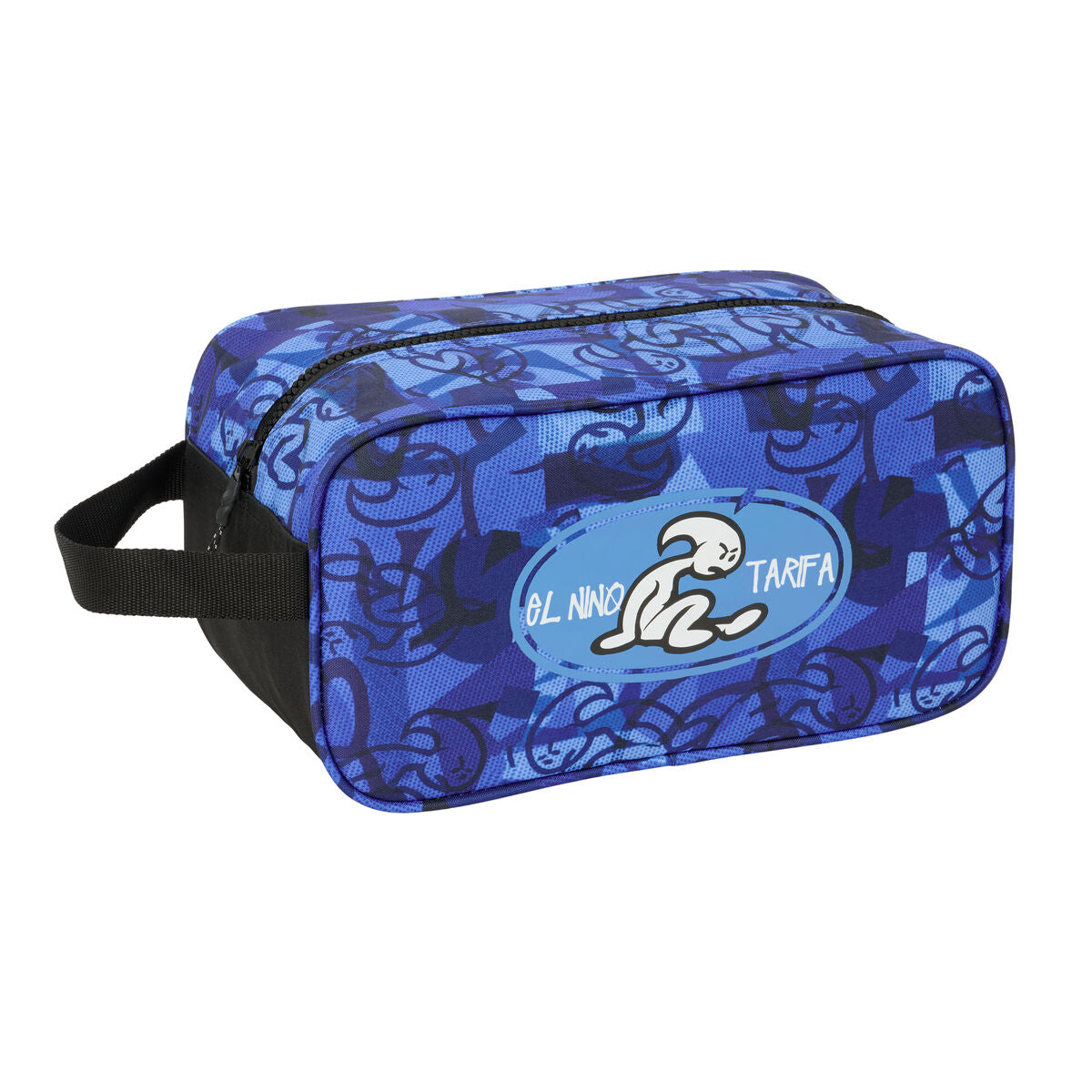 Travel Slipper Holder El Niño Roller Blue Black 29 x 15 x 14 cm-0