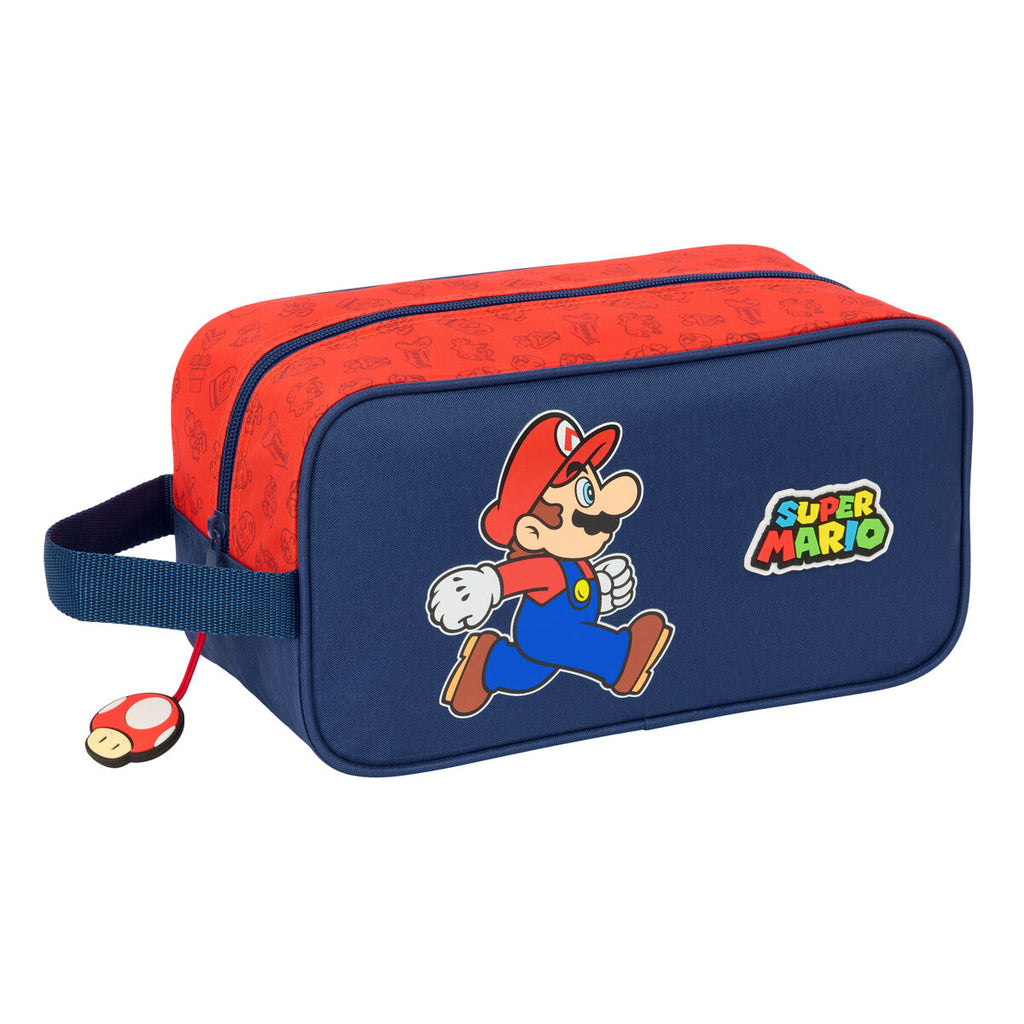 Travel Slipper Holder Super Mario Trick Red Dark blue 29 x 15 x 14 cm-0