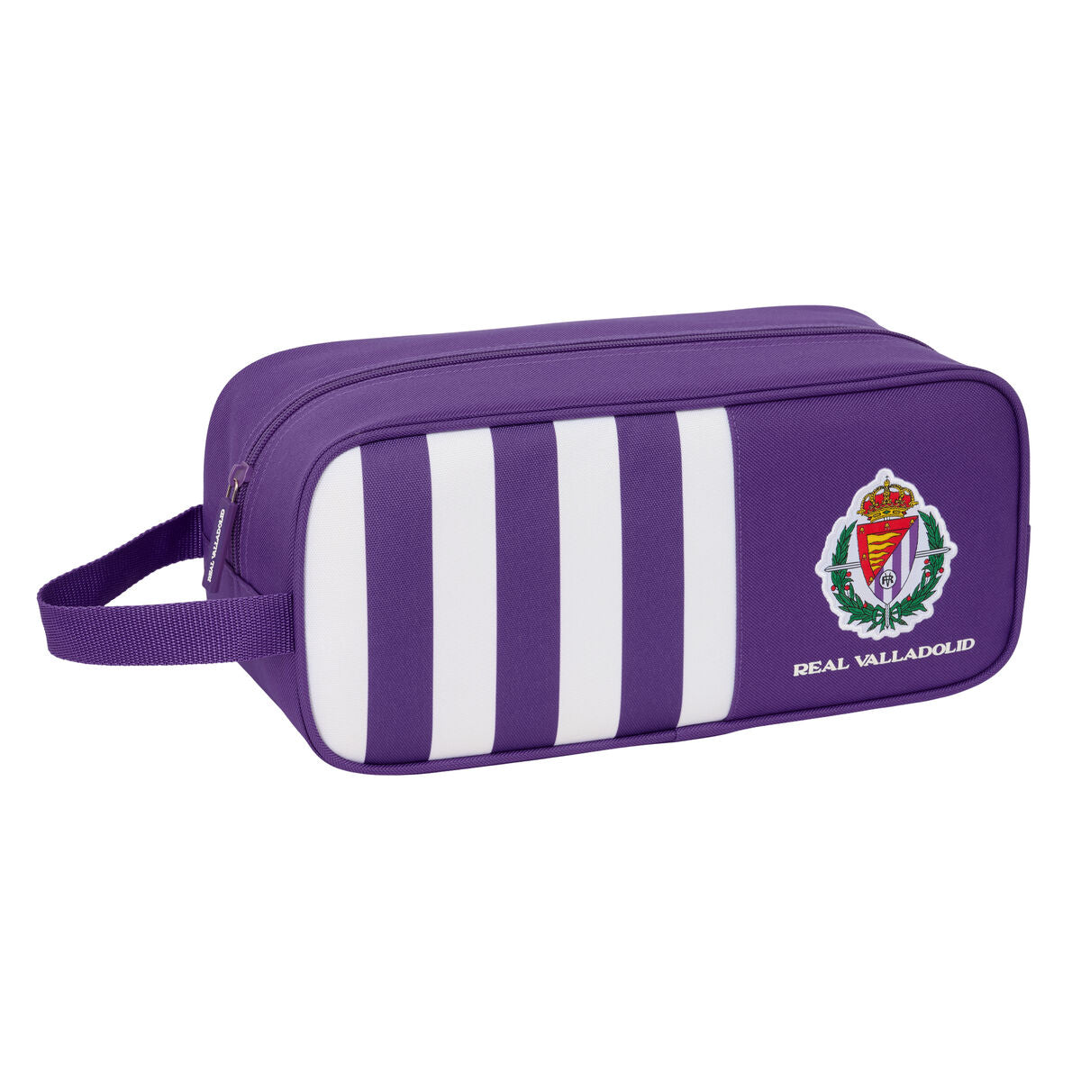 Travel Slipper Holder Real Valladolid C.F. White Purple 34 x 15 x 14 cm-0