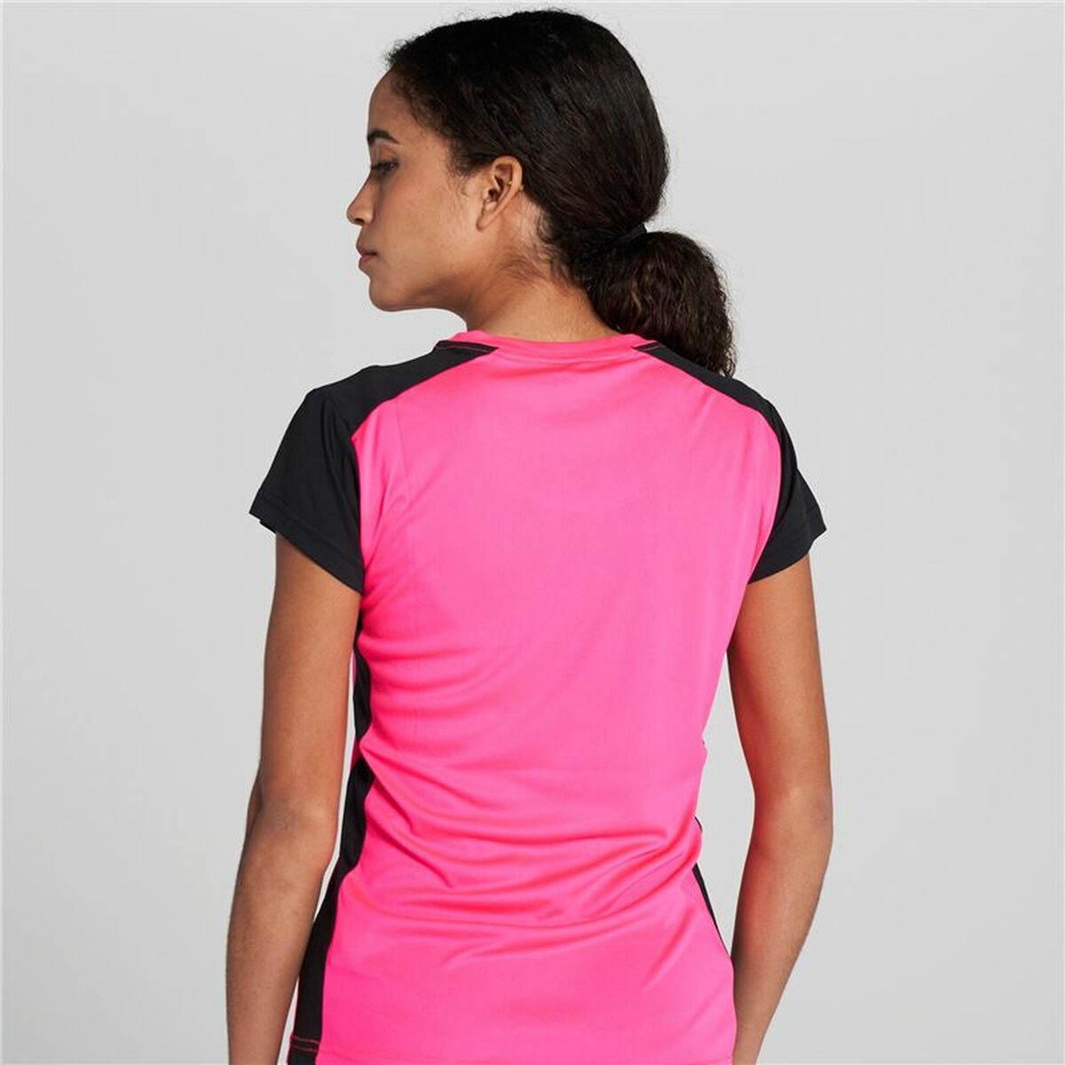Women’s Short Sleeve T-Shirt Joma Sport Record II Pink-1
