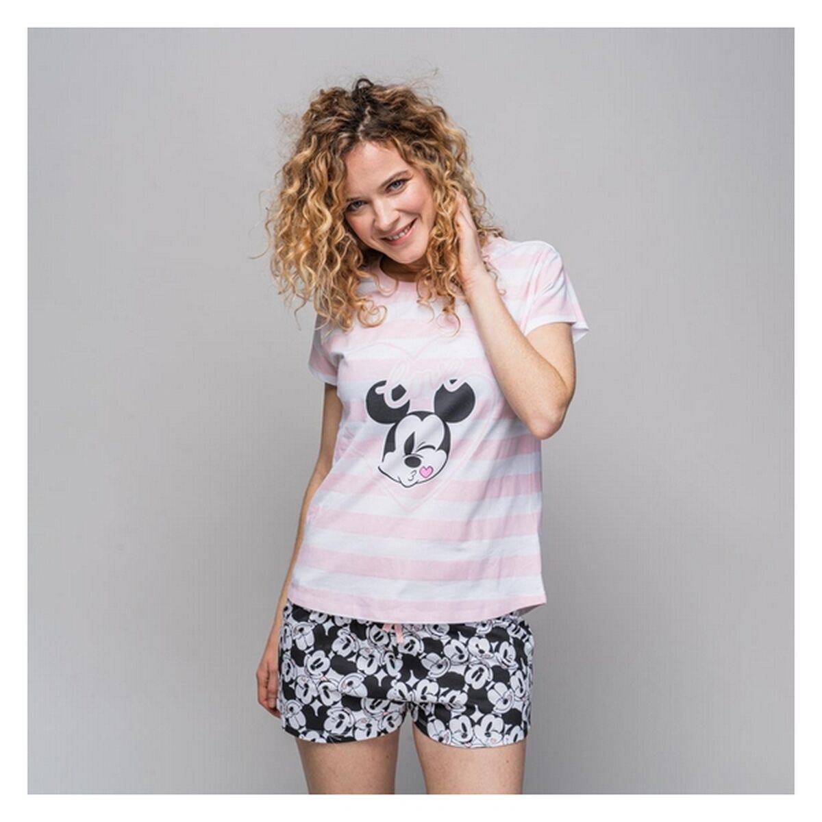 Pyjama Minnie Mouse White (Adults) Lady-7