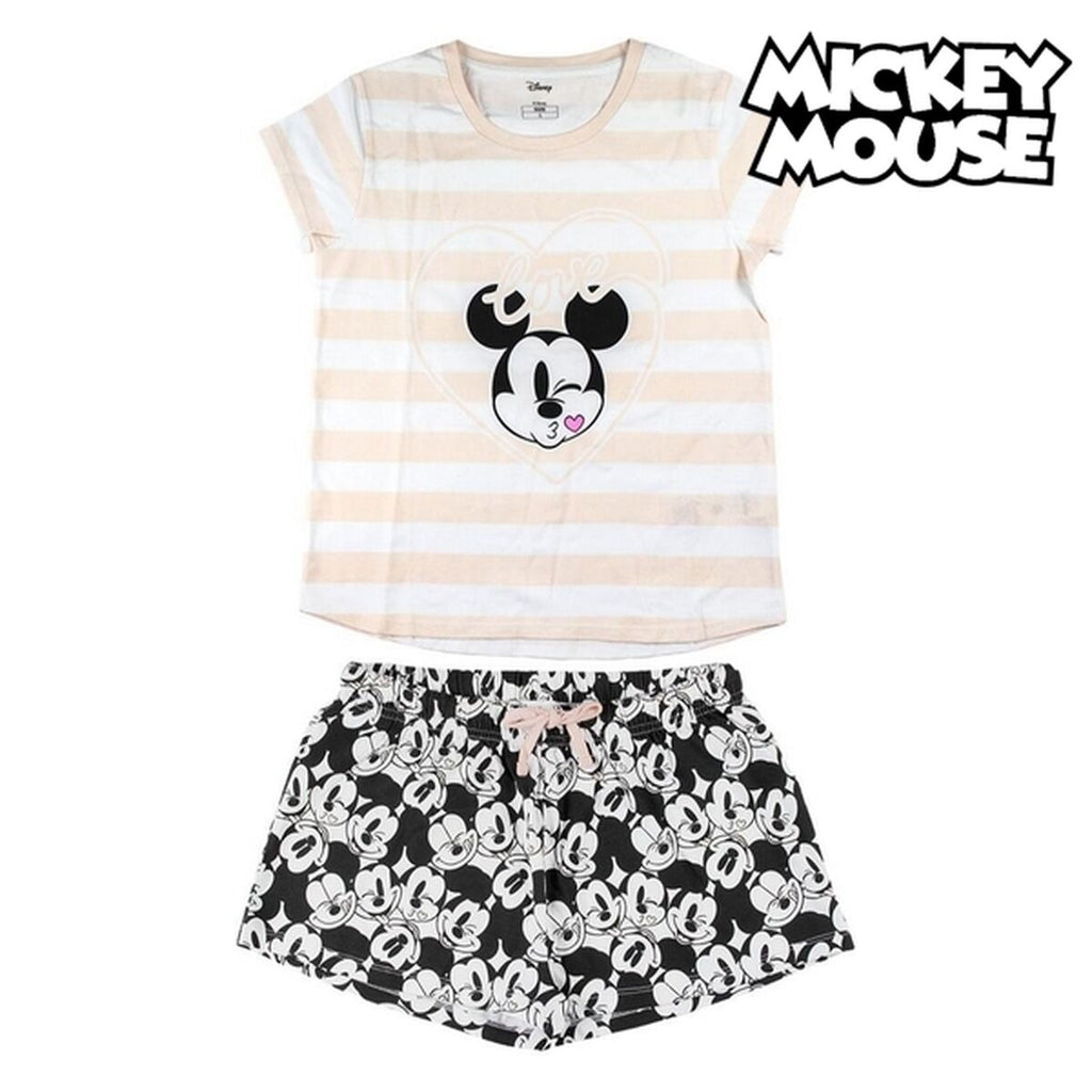 Pyjama Minnie Mouse White (Adults) Lady-0