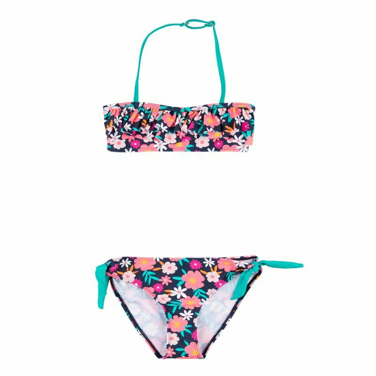 Bikini Bottoms For Girls Go & Win Botanic Black-0