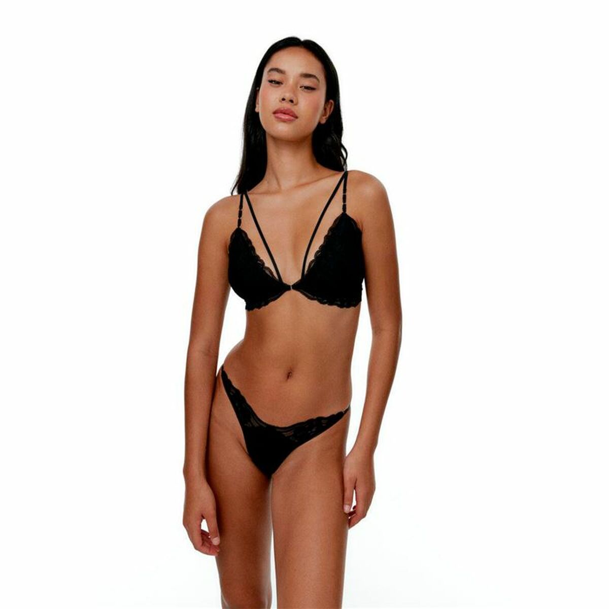 Bikini Black Limba Triangular Mojave Black-0
