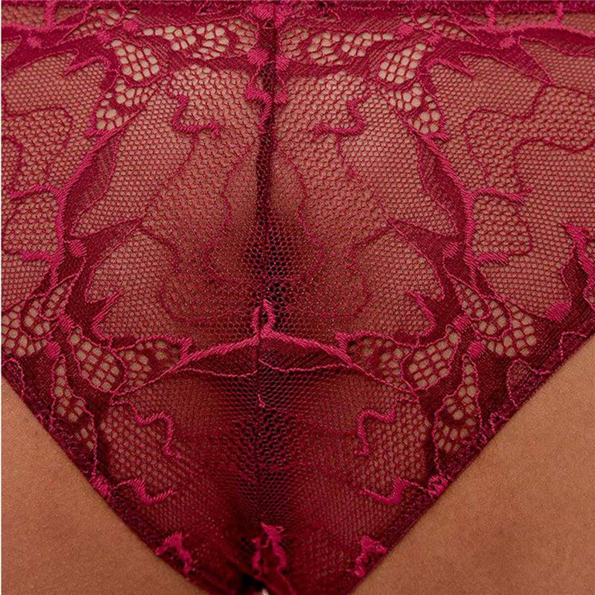 Panties Black Limba Caudel  Maroon-1