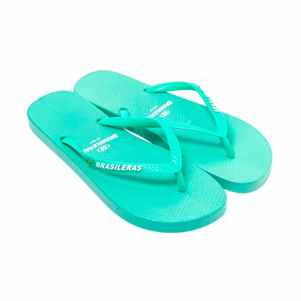 Women's Flip Flops Brasileras Classic Pro Water Aquamarine-0