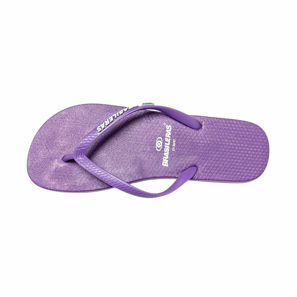 Women's Flip Flops Brasileras Classic Pro Purple-2