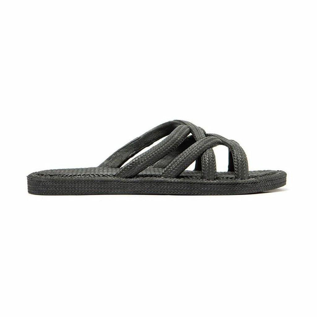 Women's Flip Flops Brasileras Mersin Black-5