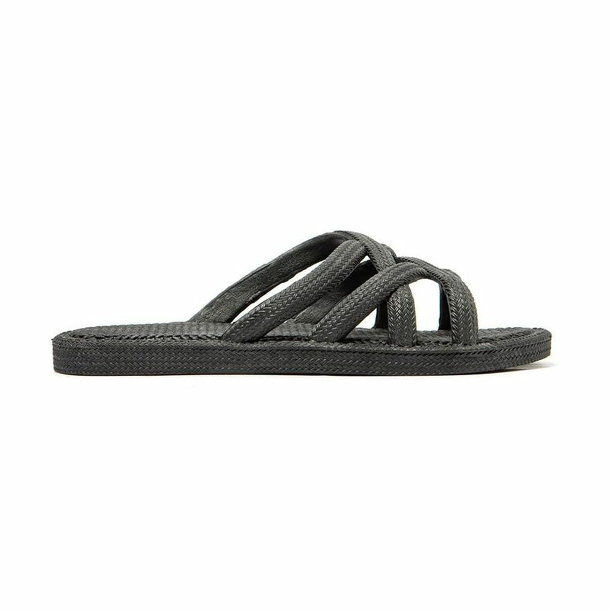 Women's Flip Flops Brasileras Mersin Black-5