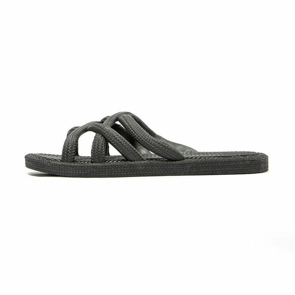 Women's Flip Flops Brasileras Mersin Black-4