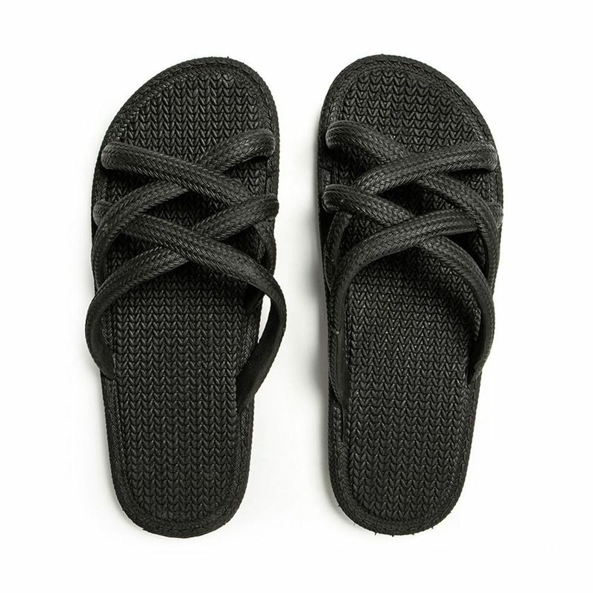 Women's Flip Flops Brasileras Mersin Black-3