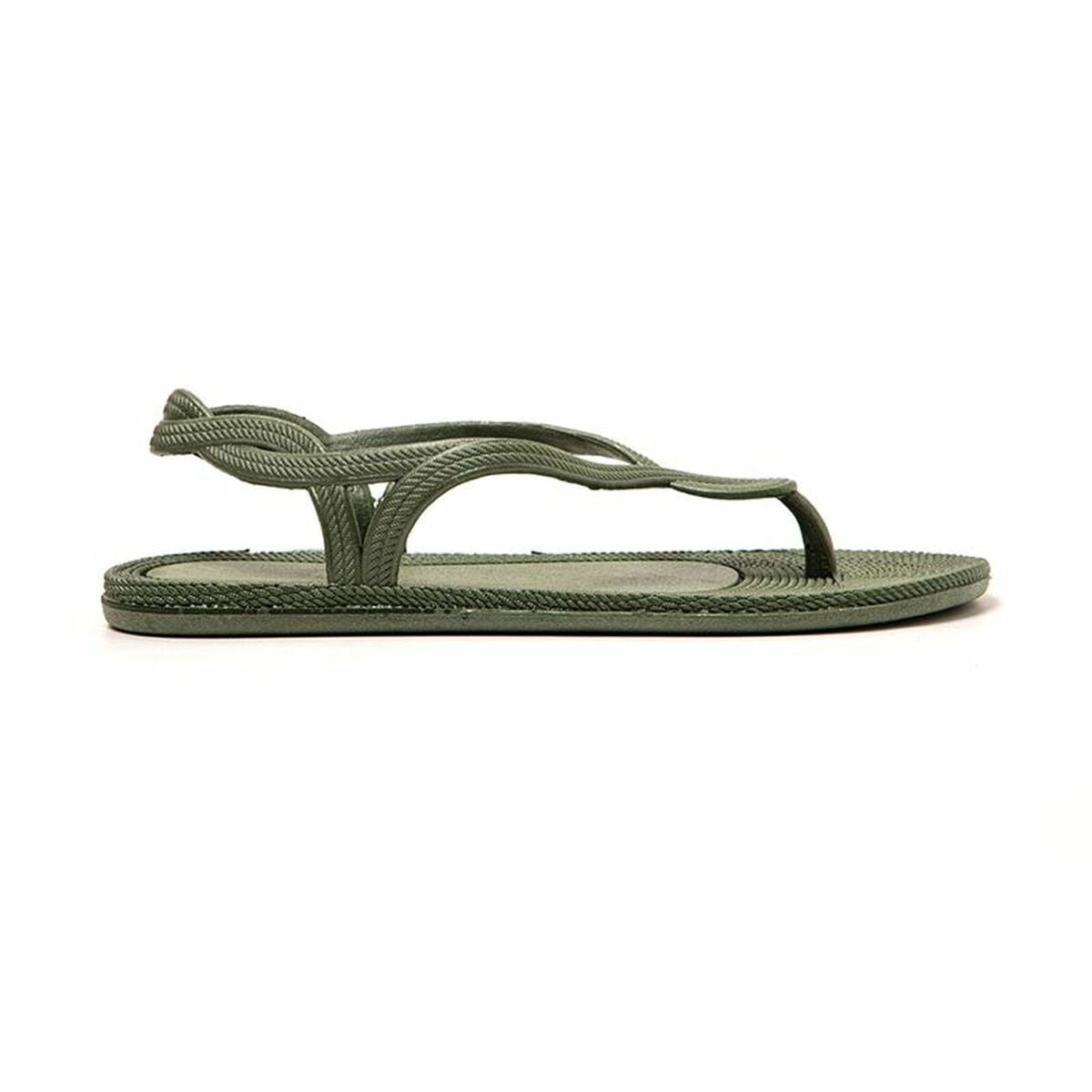 Women's Flip Flops Brasileras Antalya Military Yellow-5