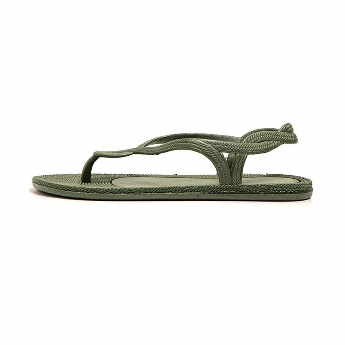 Women's Flip Flops Brasileras Antalya Military Yellow-4