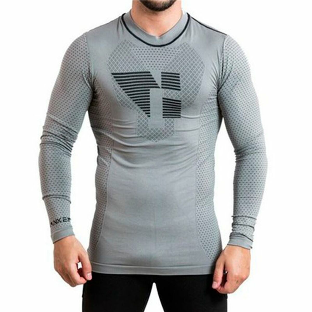 Men’s Thermal T-shirt Hanker Dadpa Grey-0