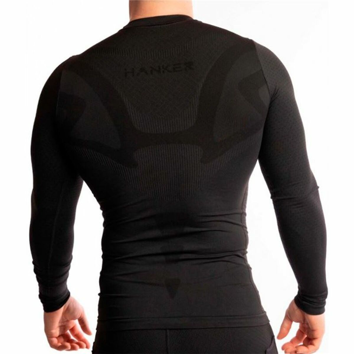 Men’s Thermal T-shirt Hanker Dadpa Black-2