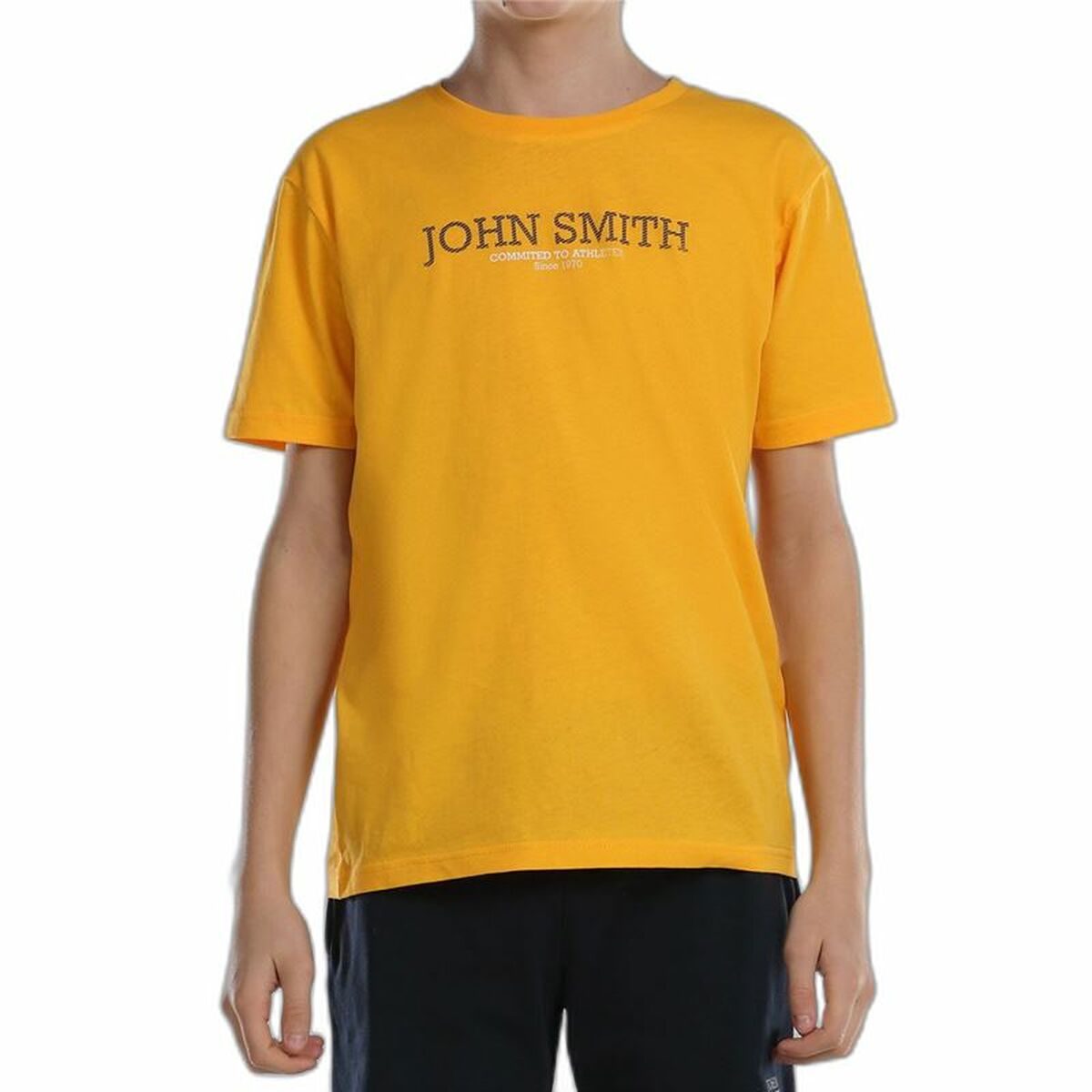 Children’s Short Sleeve T-Shirt John Smith Efebo  Yellow-0