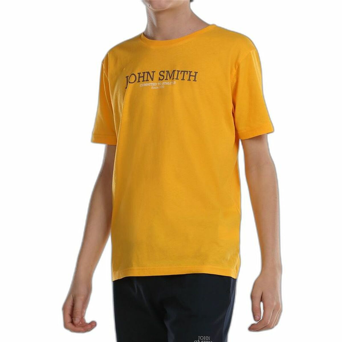 Children’s Short Sleeve T-Shirt John Smith Efebo  Yellow-2