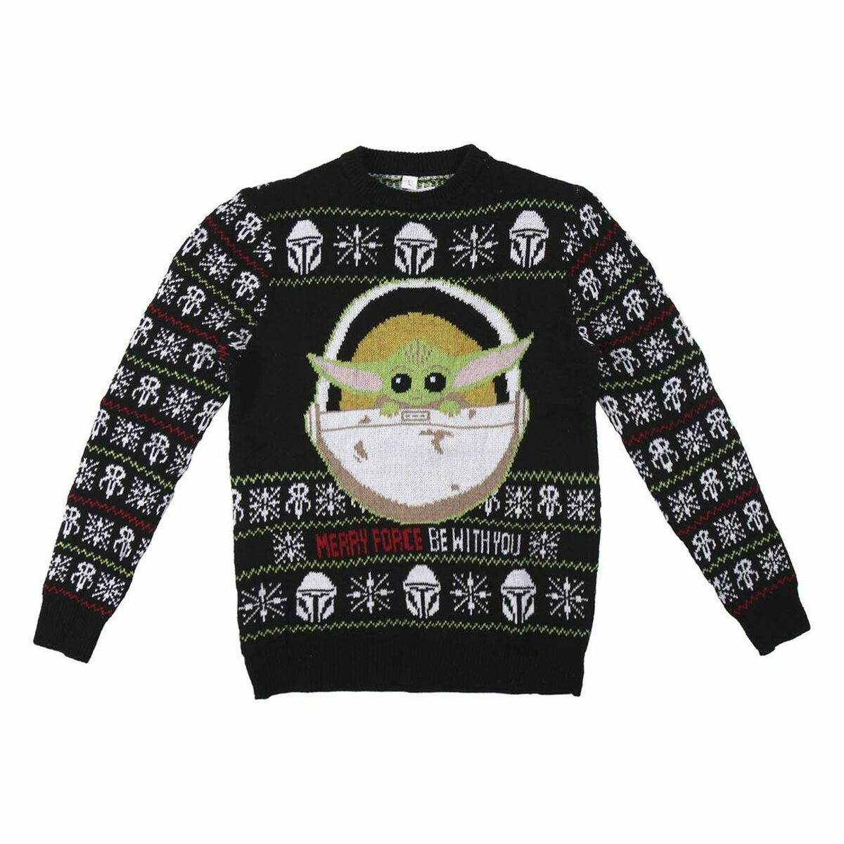 Unisex Jumper The Mandalorian Black-0