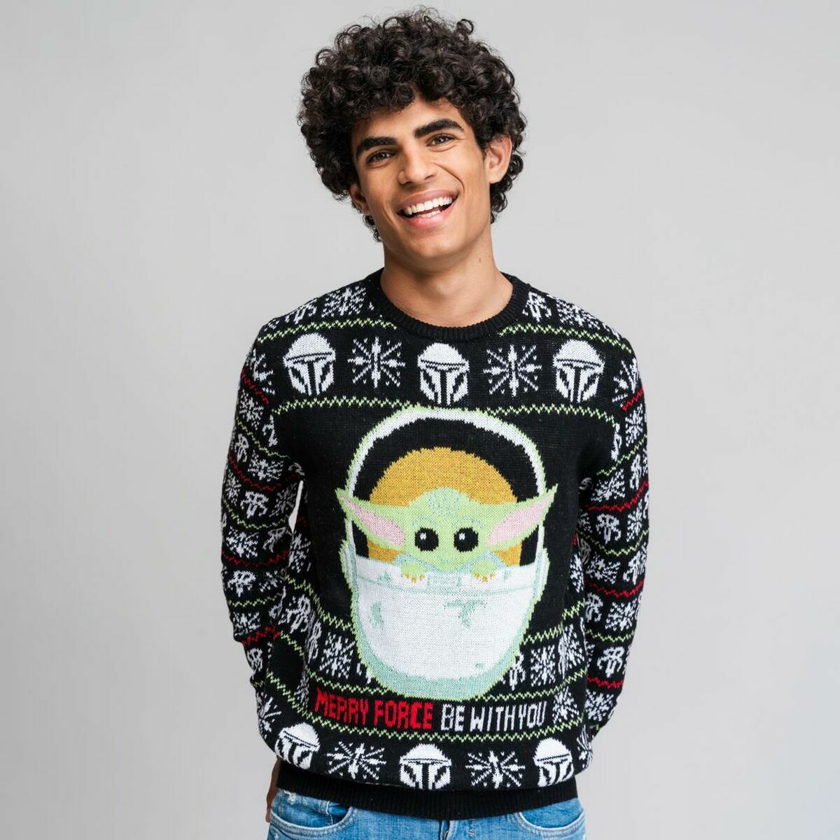 Unisex Jumper The Mandalorian Black-3