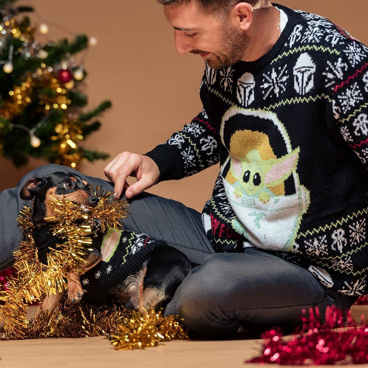 Unisex Jumper The Mandalorian Black-2