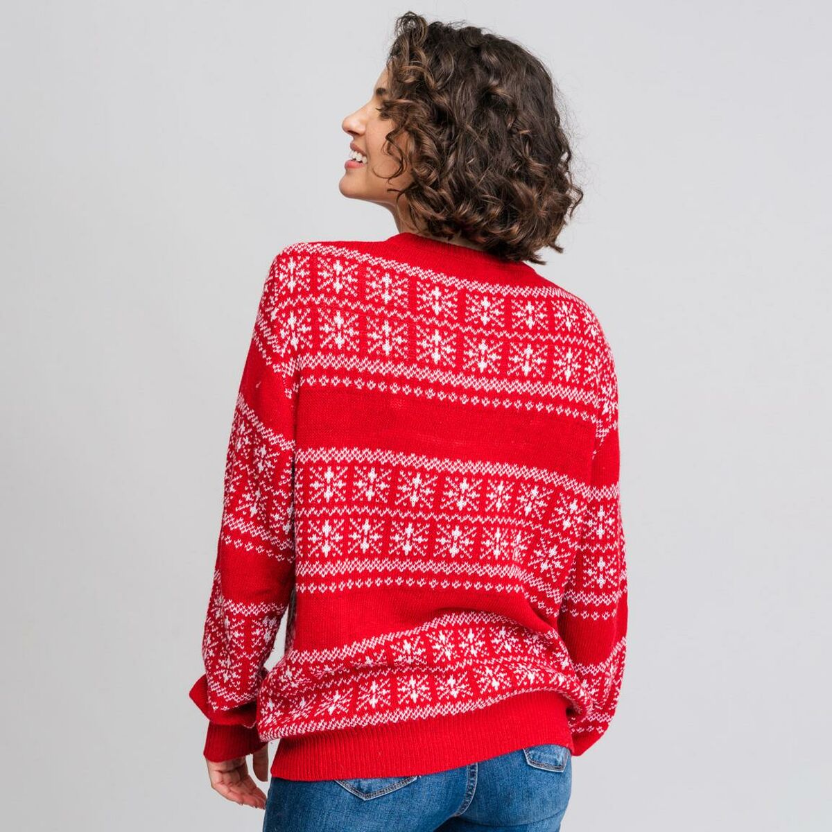 Women’s Jumper Minnie Mouse Red-5