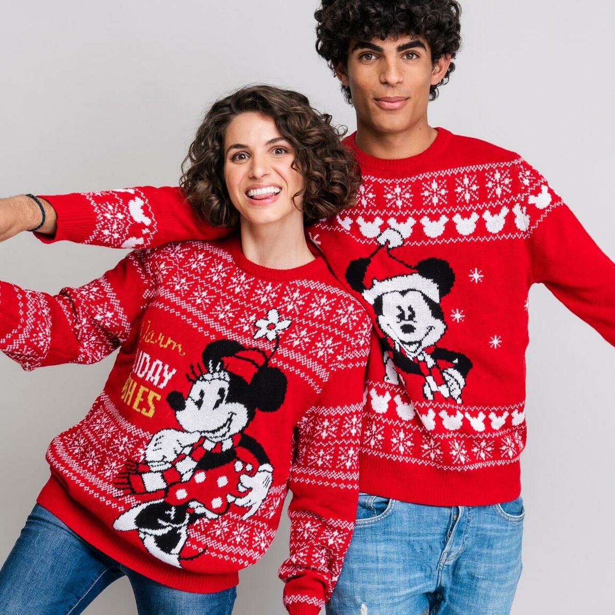 Women’s Jumper Minnie Mouse Red-4