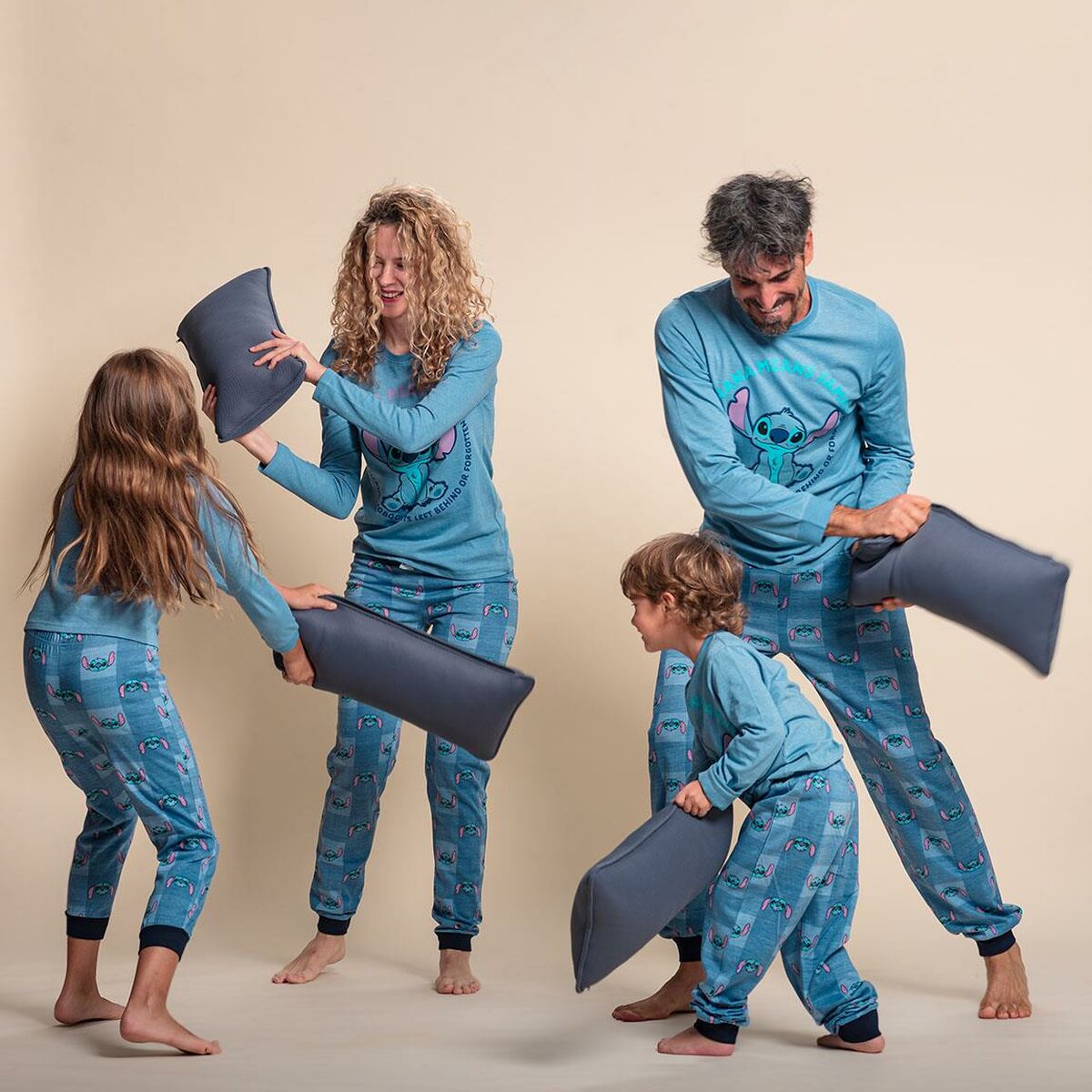 Pyjama Stitch Men Blue (Adults)-6