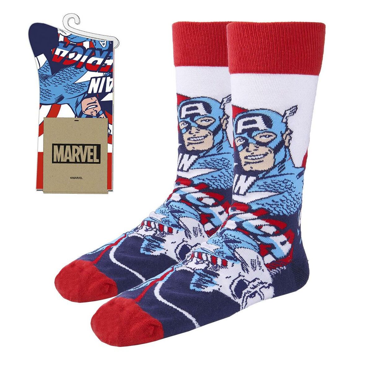 Socks Marvel White-0