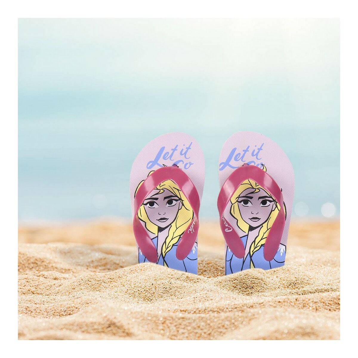 Flip Flops for Children Frozen Lilac-4