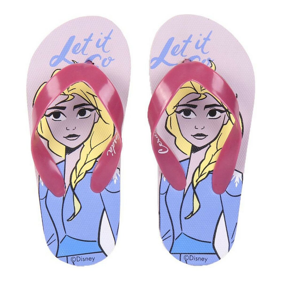 Flip Flops for Children Frozen Lilac-0