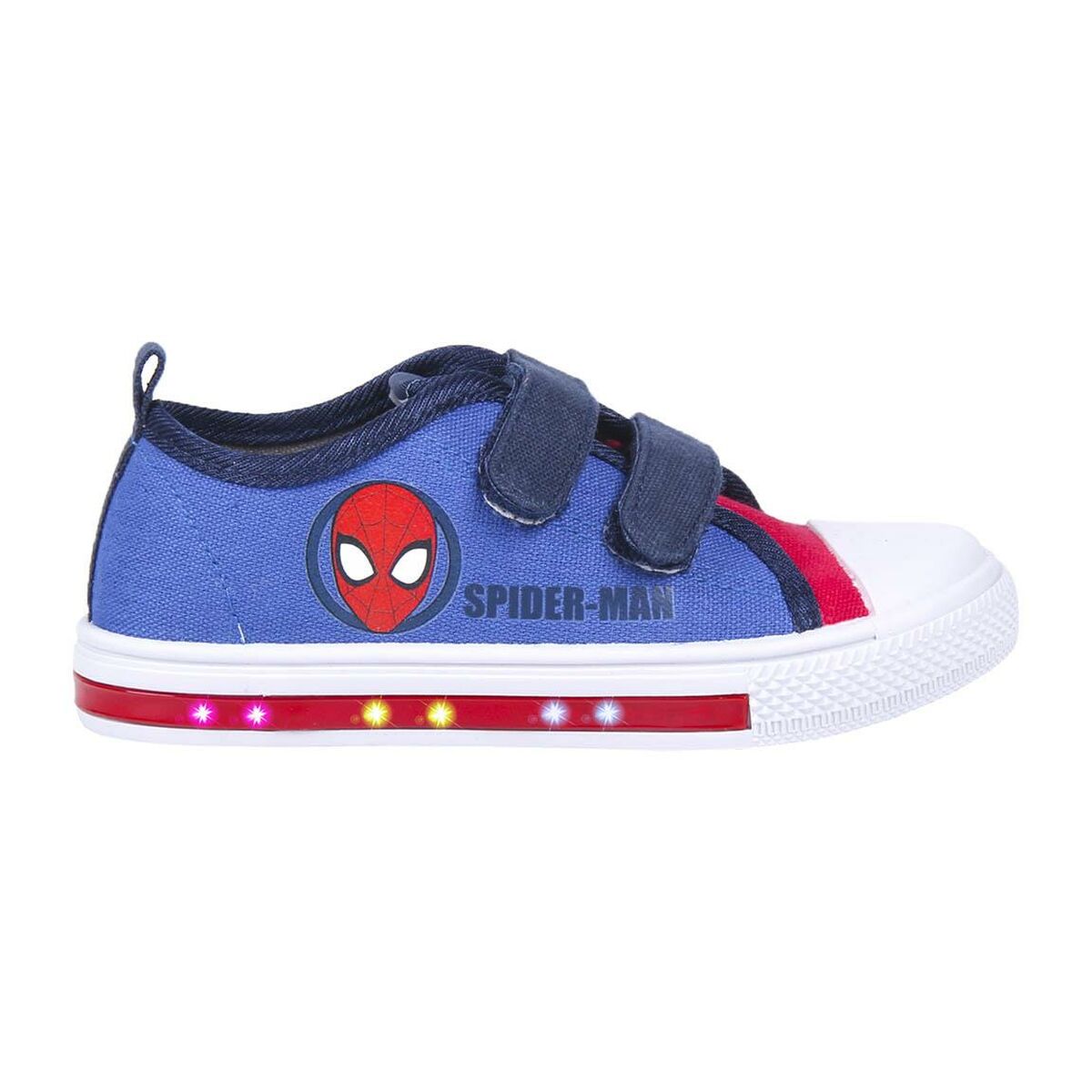 Children’s Casual Trainers Spider-Man Lights Blue-0
