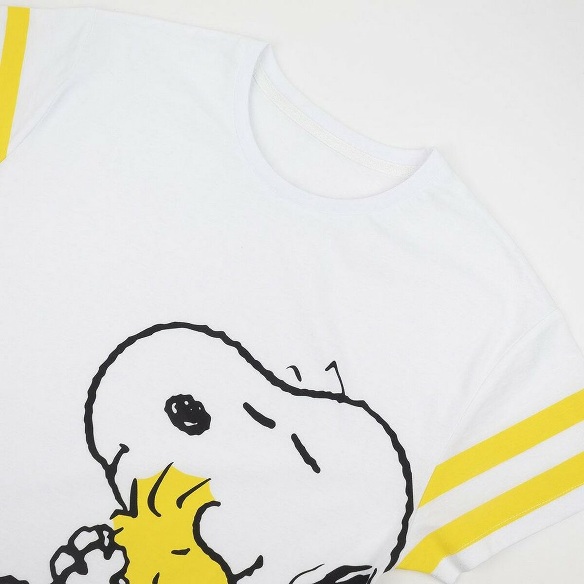 Women’s Short Sleeve T-Shirt Snoopy White-5