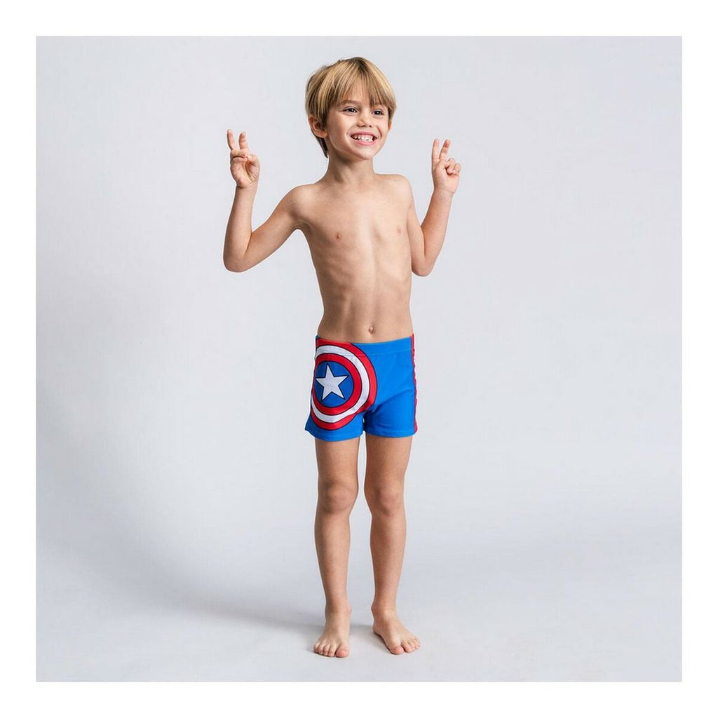 Boys Swim Shorts The Avengers Blue-4