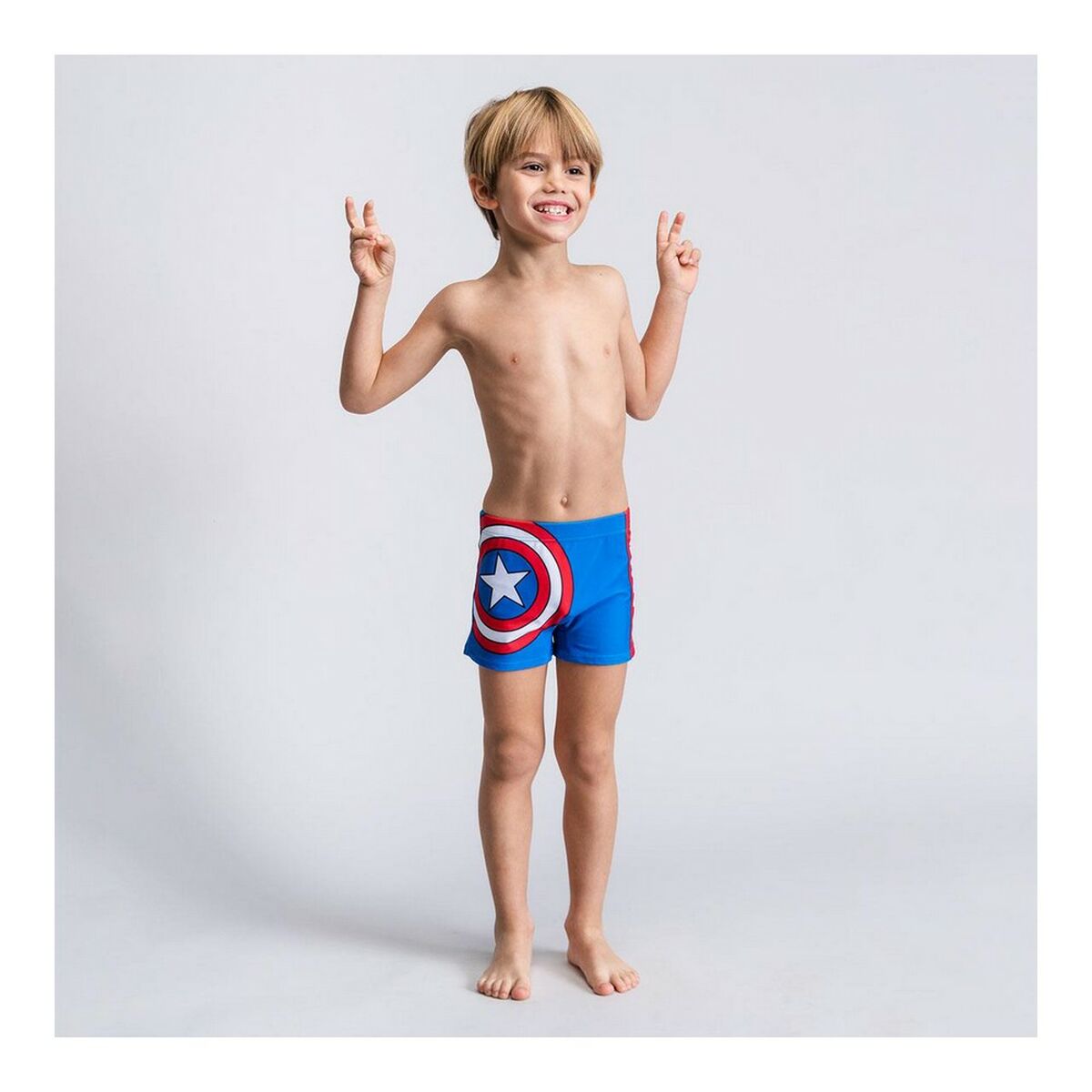 Boys Swim Shorts The Avengers Blue-4