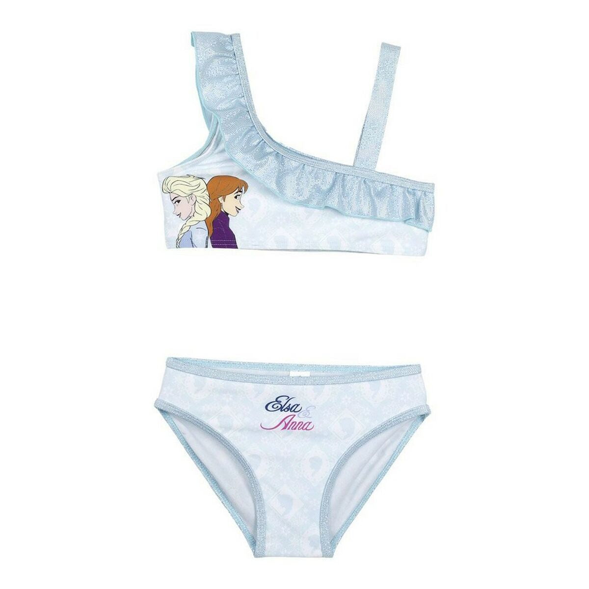 Bikini Bottoms For Girls Frozen Blue Light Blue-0