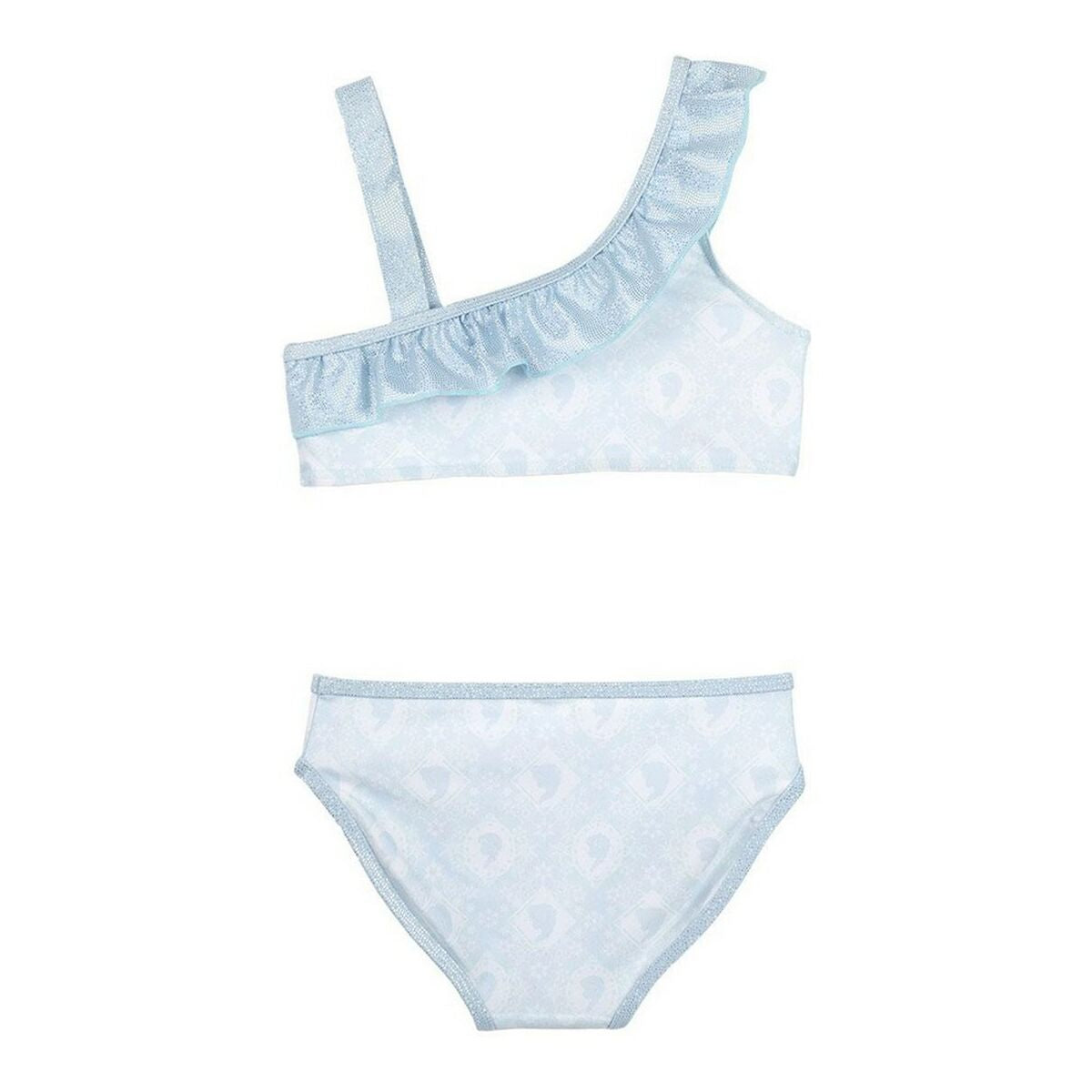 Bikini Bottoms For Girls Frozen Blue Light Blue-3