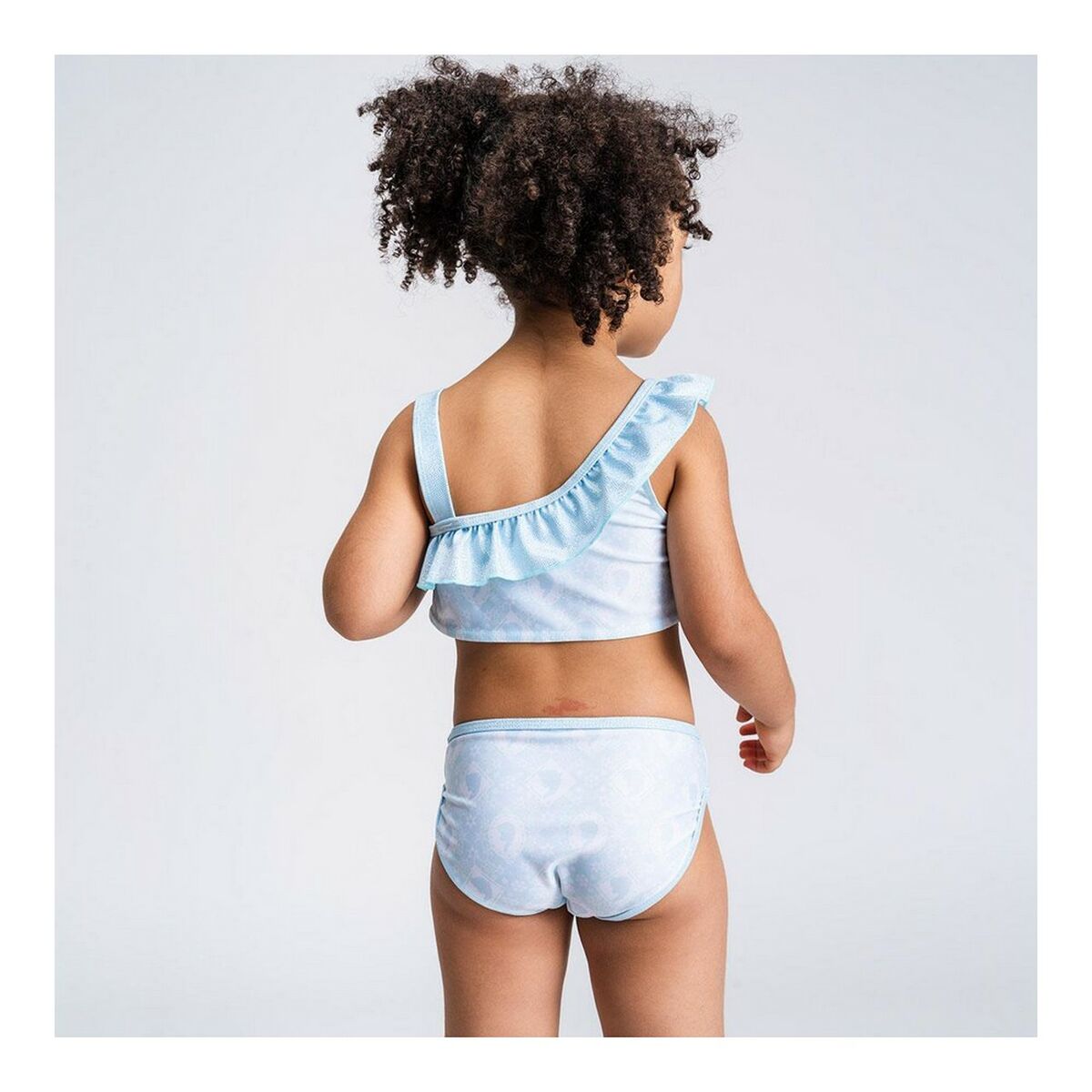 Bikini Bottoms For Girls Frozen Blue Light Blue-1