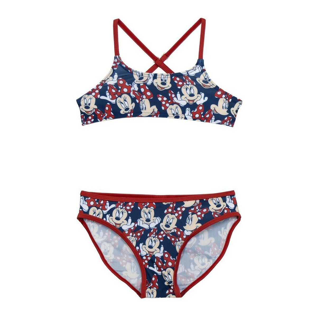 Bikini Bottoms For Girls Minnie Mouse Red-0