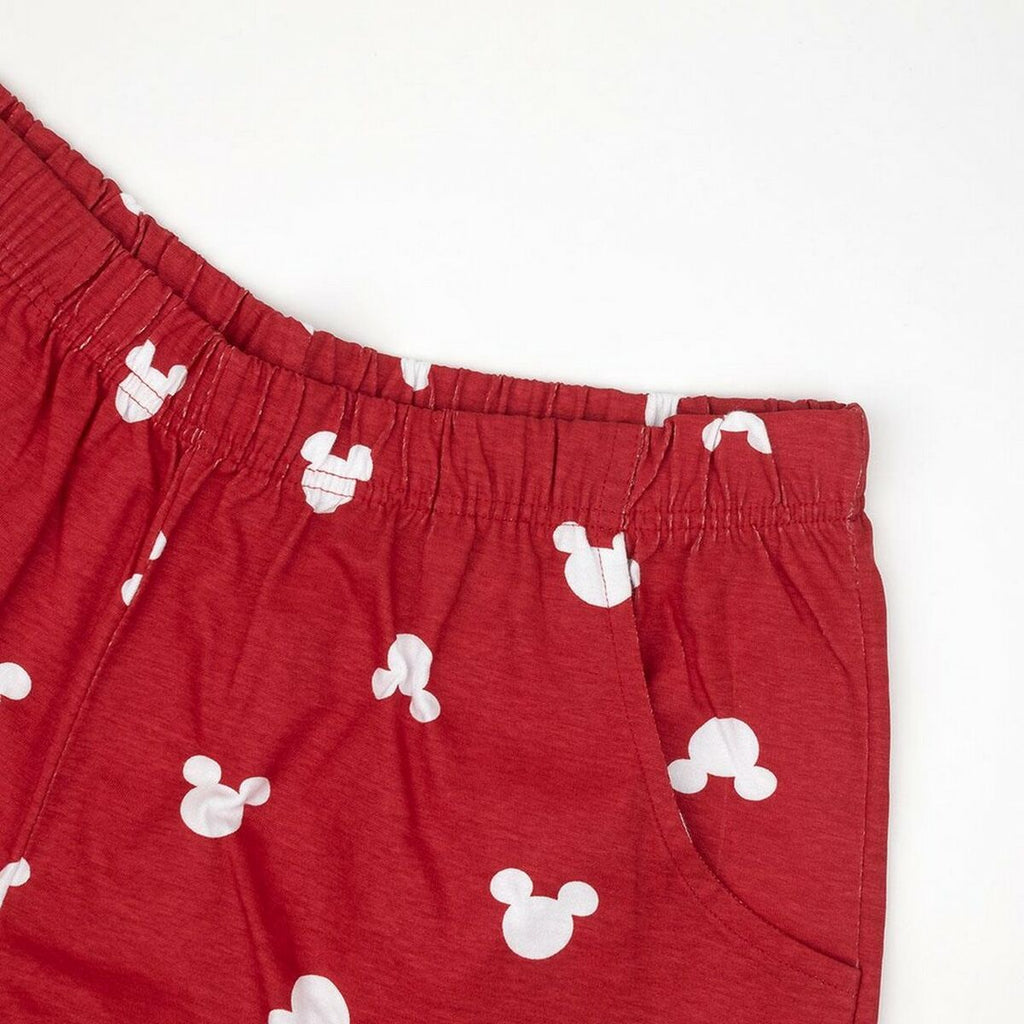 Summer Pyjama Mickey Mouse Red (Adults) Men Grey-2