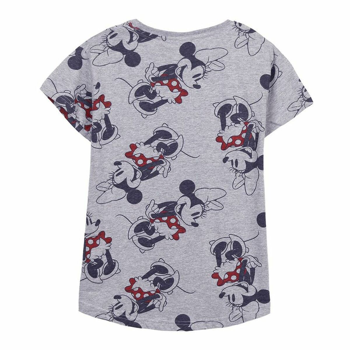 Women’s Short Sleeve T-Shirt Minnie Mouse Grey-2