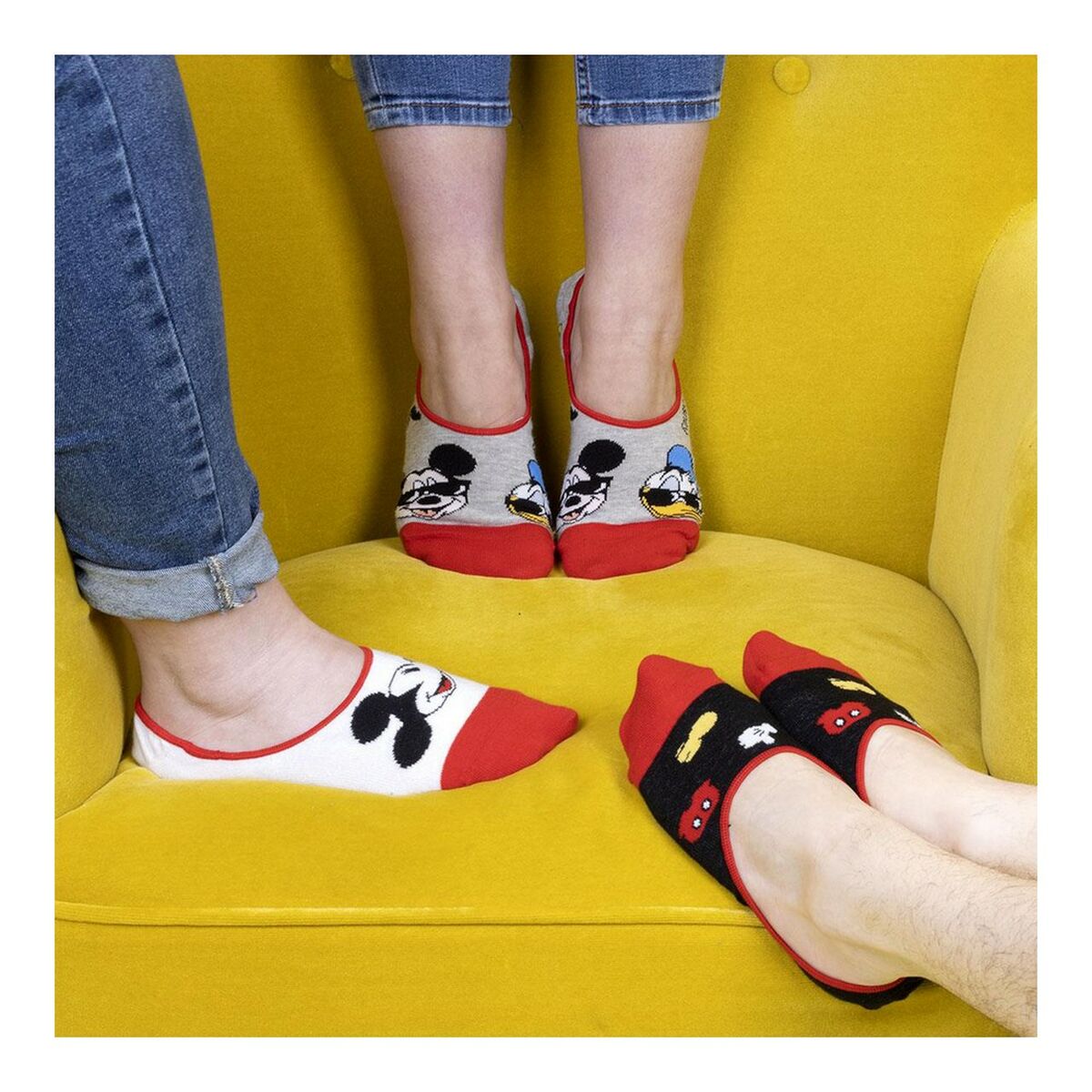 Socks Mickey Mouse Unisex 3 pairs-2