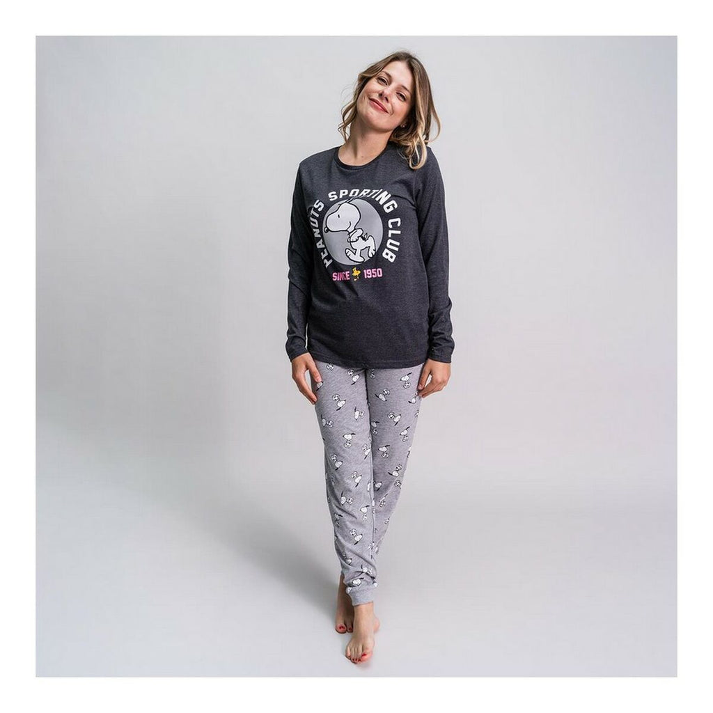 Pyjama Snoopy Grey Lady-4