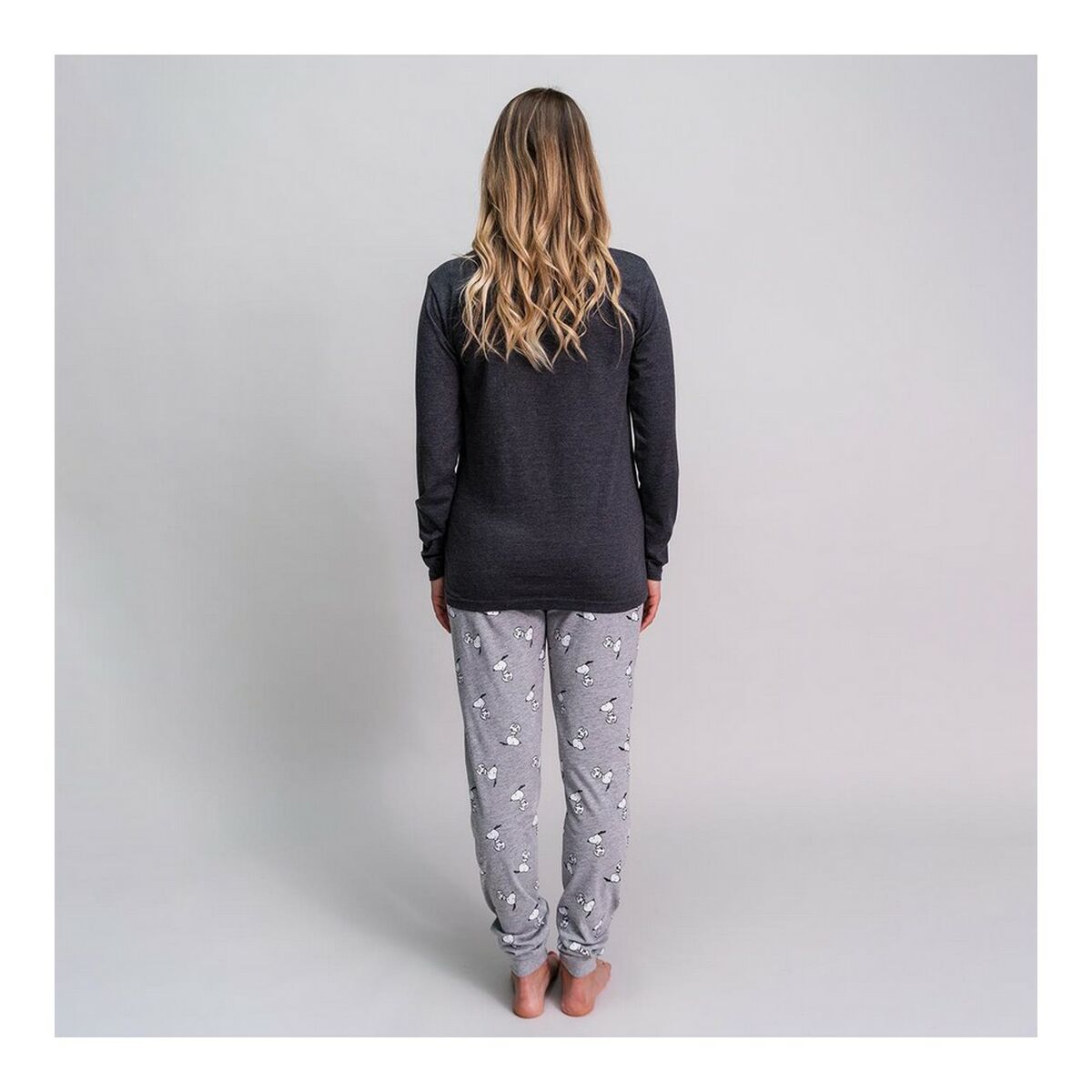 Pyjama Snoopy Grey Lady-2