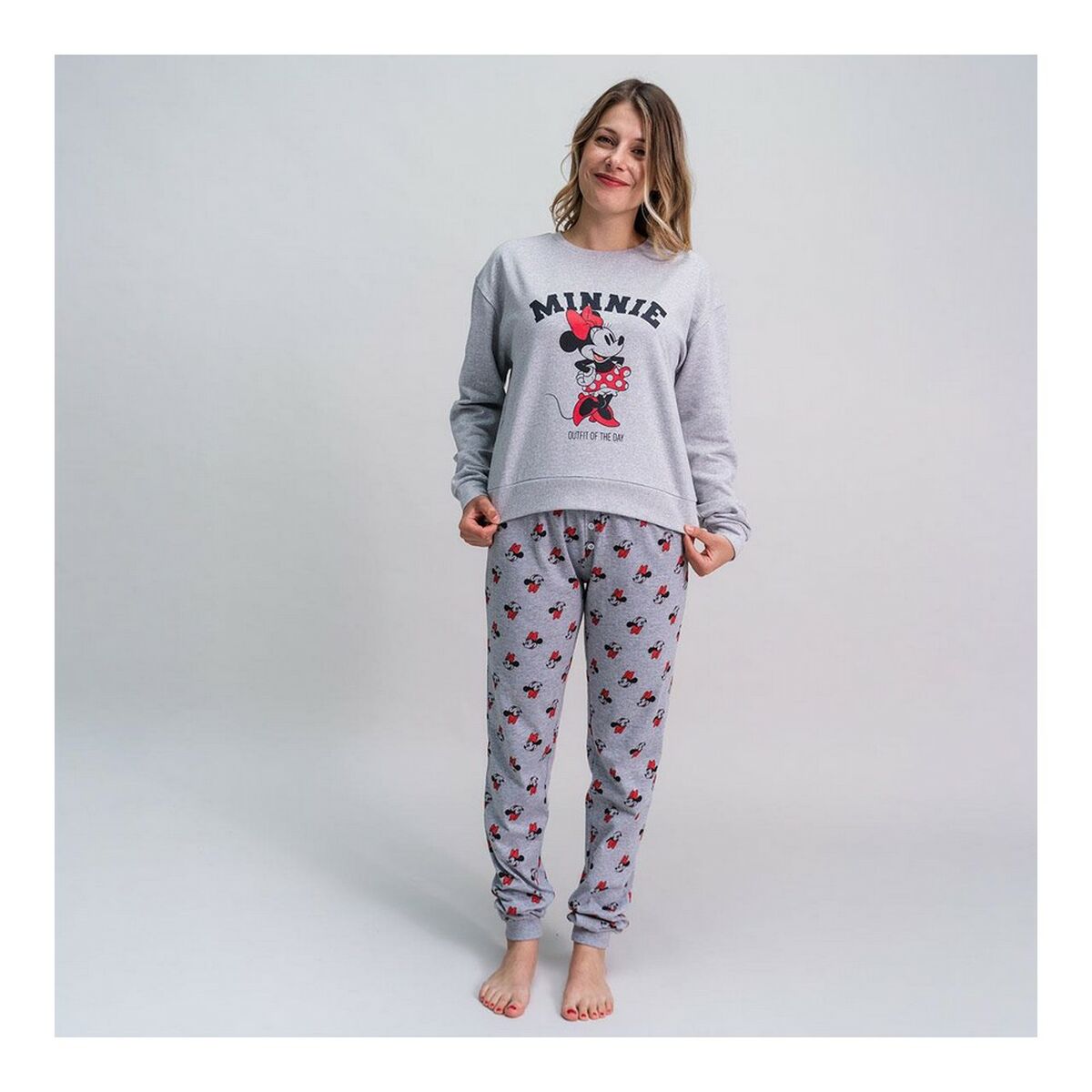 Pyjama Minnie Mouse Lady Grey-6