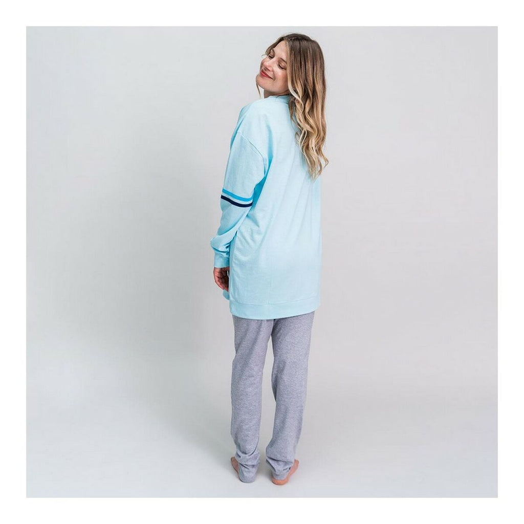Pyjama Stitch Lady Light Blue-6