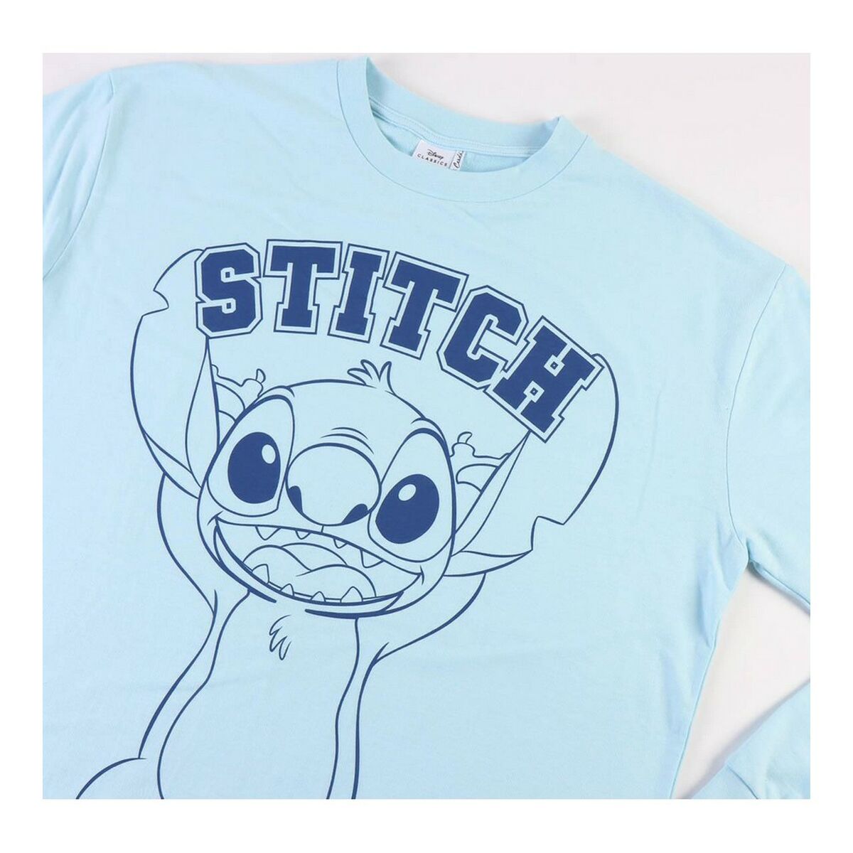 Pyjama Stitch Lady Light Blue-3
