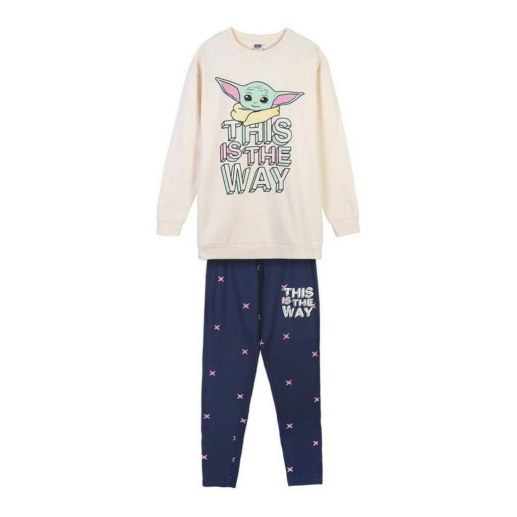 Pyjama The Mandalorian Beige Lady-0