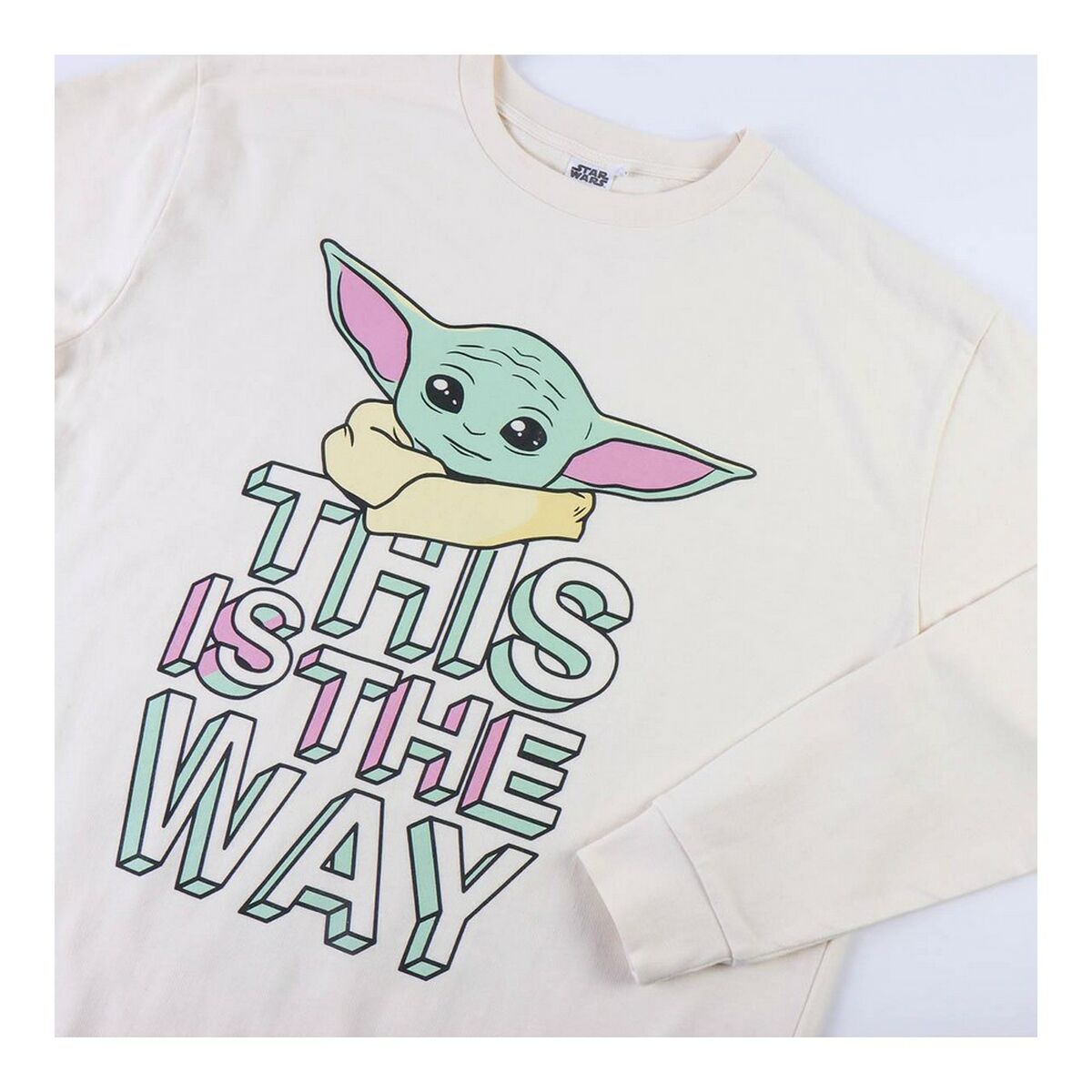 Pyjama The Mandalorian Beige Lady-5