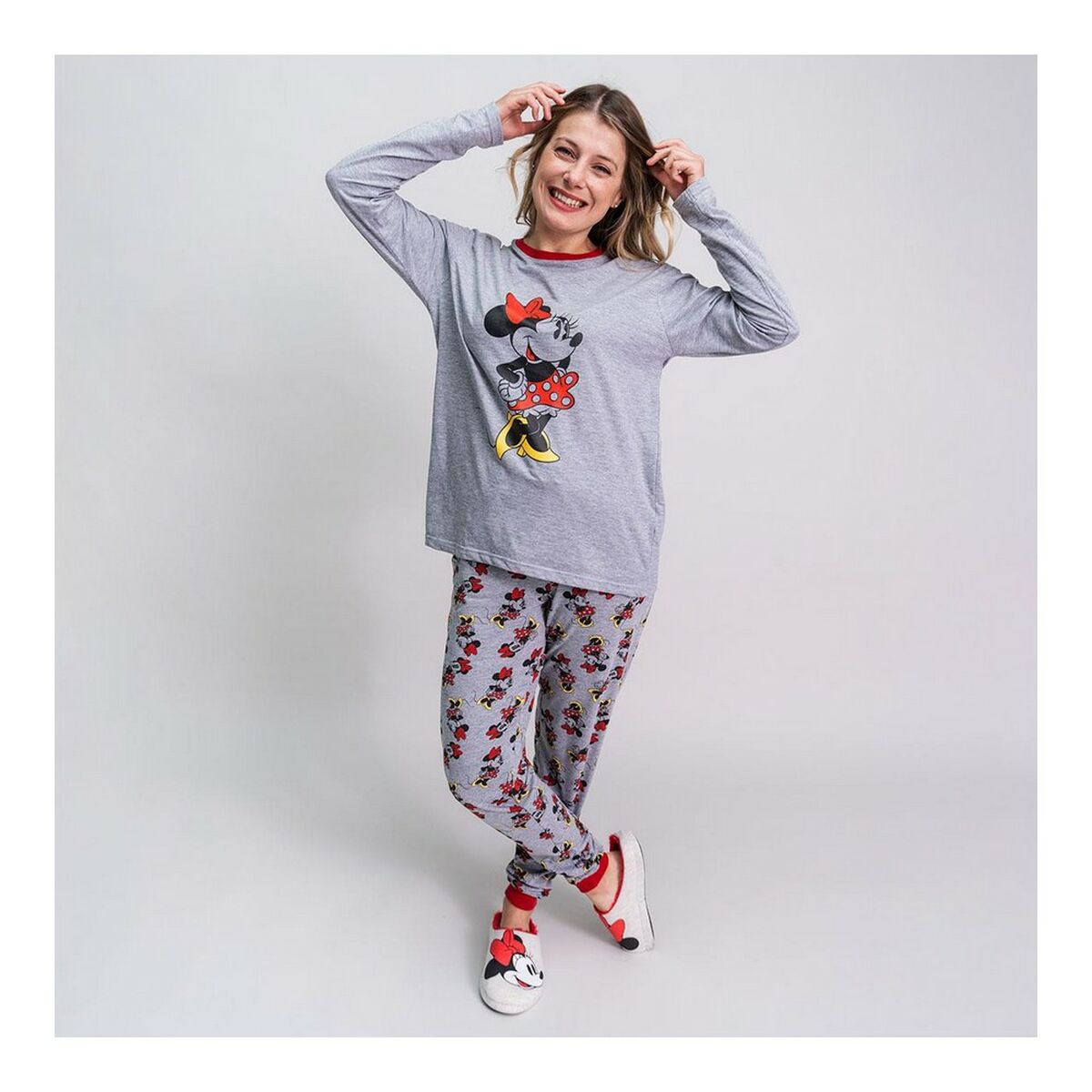 Pyjama Minnie Mouse Grey Lady-6